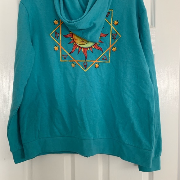 Women’s XL Teal colored Hoodie— - Picture 4 of 5